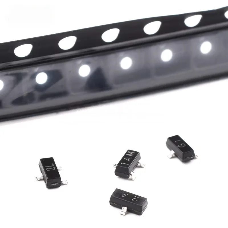 100 Stück MMBT3904 5551 3906 2N5401 Transistor 1AM 2A G1 2L SMT SOT23 NPN/PNP – Detail 2
