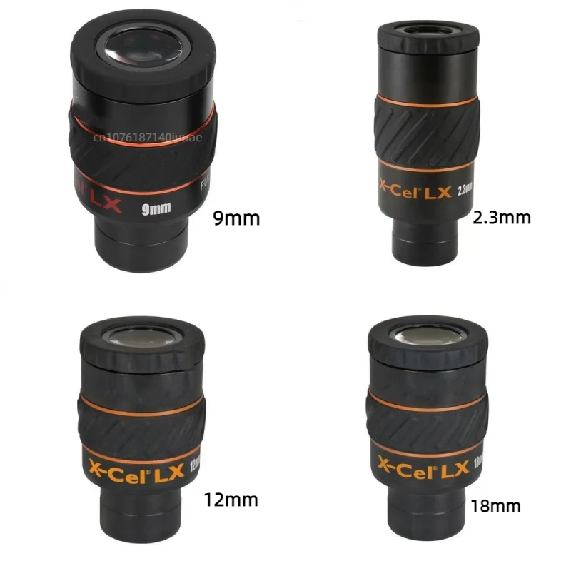 

Starry X-CEL LX Eyepiece, 60 Degree Ultra Wide Angle Planetary Eyepiece 1.25/2 Inches, 2.3/9/12/18mm, Telescope Accessories