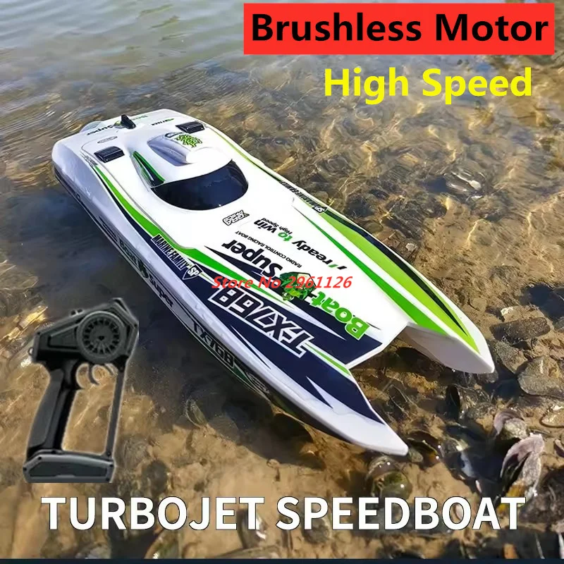 40CM Large High Speed RC Racing boat 2.4G Brushless Remote Control Ship 30km/h Professional Speedboat  Watercraft Toys for Child