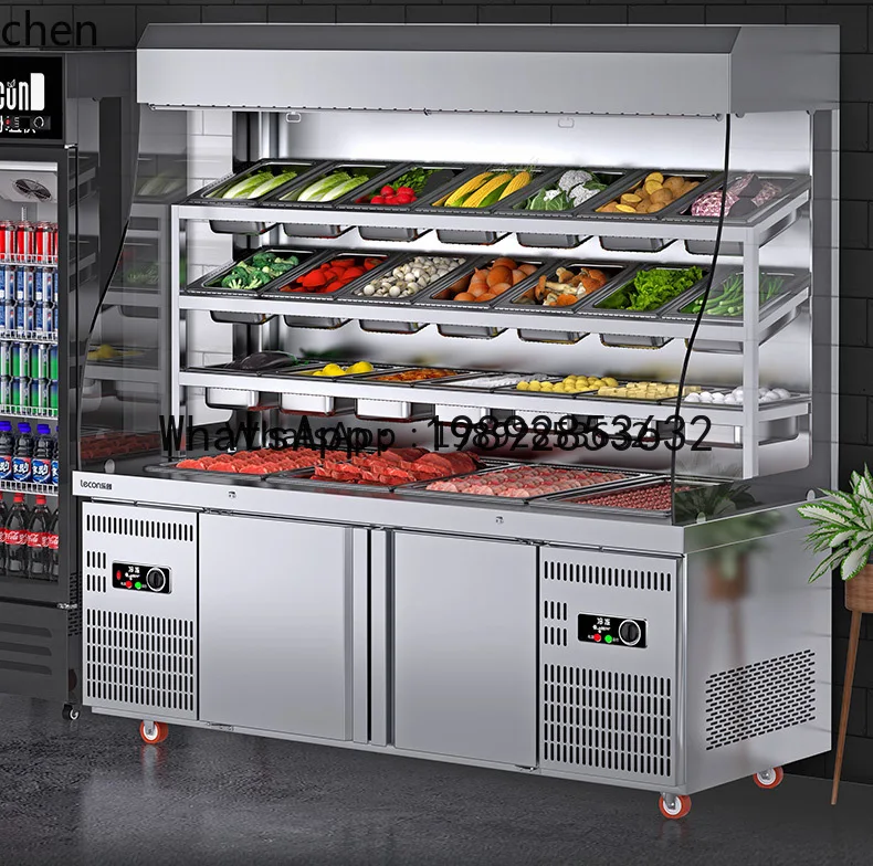 AB Malatang display cabinet frozen, side dishes refrigerated and fresh-keeping, a la carte commercial string incense equipment