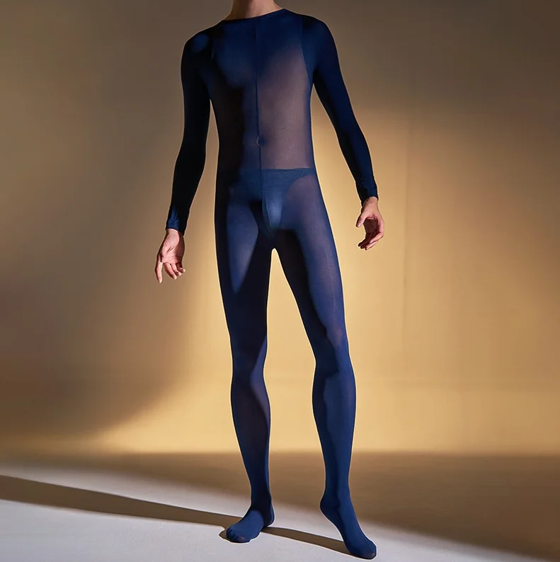 

Мужской комбинезон-боди 120D для осени и зимы, 60-85 кг, прозрачный, сексуальный, колготки, сексуальное белье, леотард, колготки-чулки, комбинезон-плейсьют