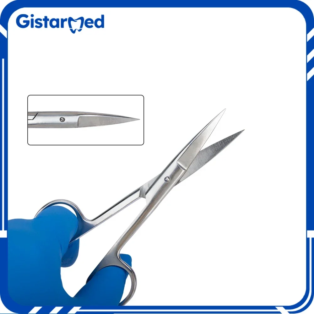 

1Pcs 12.5cm Dental Stainless Steel Straight Tip Surgical Medical Dissecting Stitch Removal Scissors Dentistry Gum Scissors