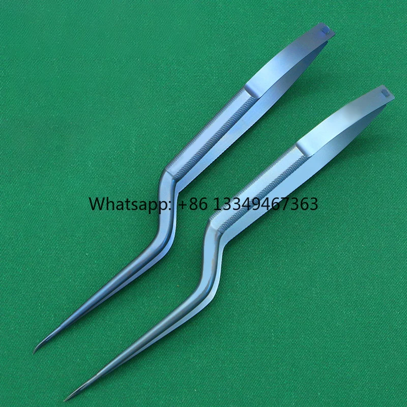 Alloy Manual Gun-Shaped Microsurgical Tissue Scissors for Neurosurgical Use