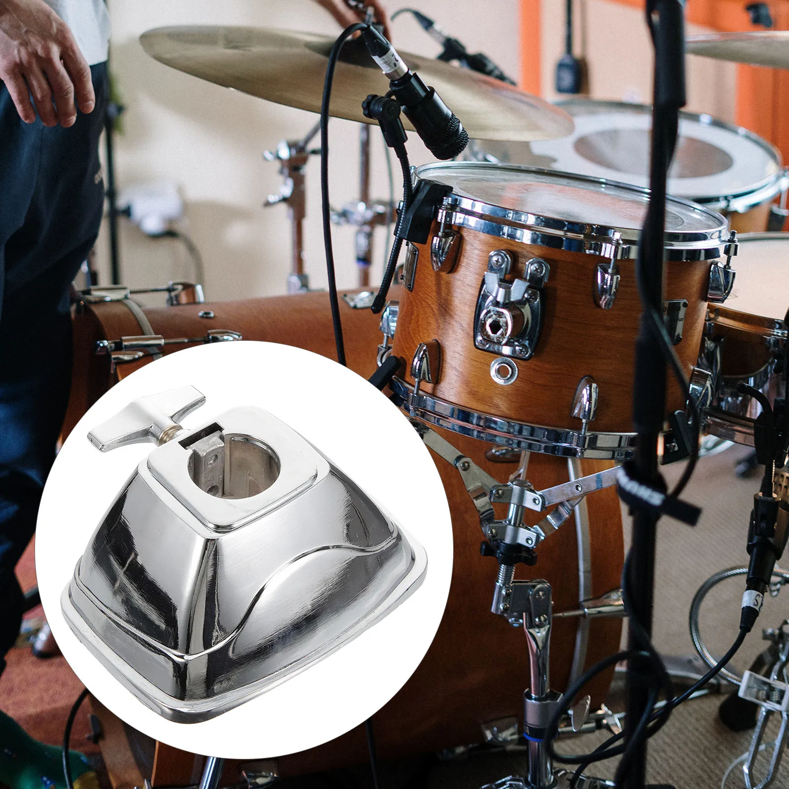 

Wear Resistant Metal Drum Leg Base Fine Craftsmanship Easy Installation Accessory Part For Drum Set Supplies