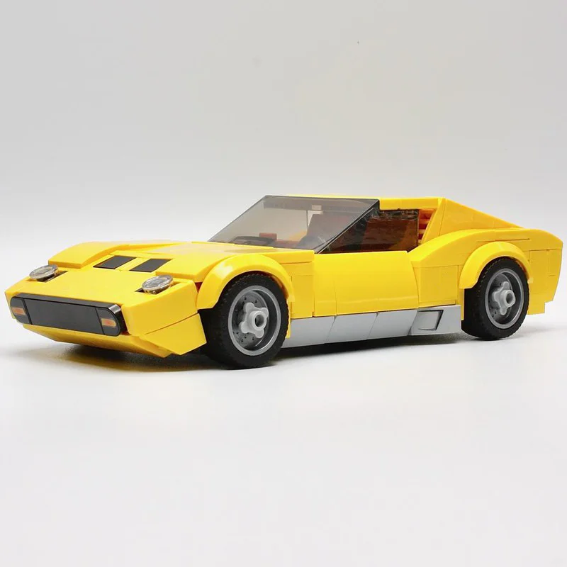 2024 Miura Car Speed Champion Classic Classic Car Building Blocks Brick Racing Model Children's Toy Gift