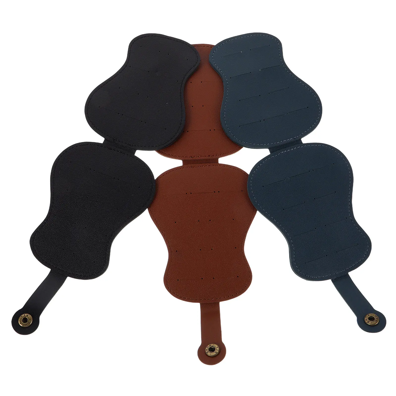 3Pcs Guitar Pick Holder Case Large Capacity Portable Pick Storage Bag Scratch Wear Resistant Material for All Guitar Players