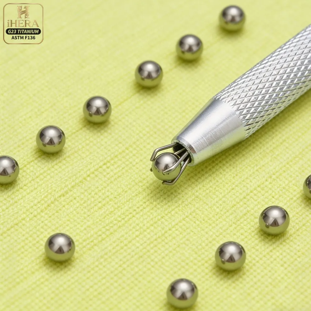 Metal Non-slip Handle Claw Pickup Tool For Piercing Ball Jewelry Grabber Diamond Catcher Aluminum Alloy Wholesale Tool