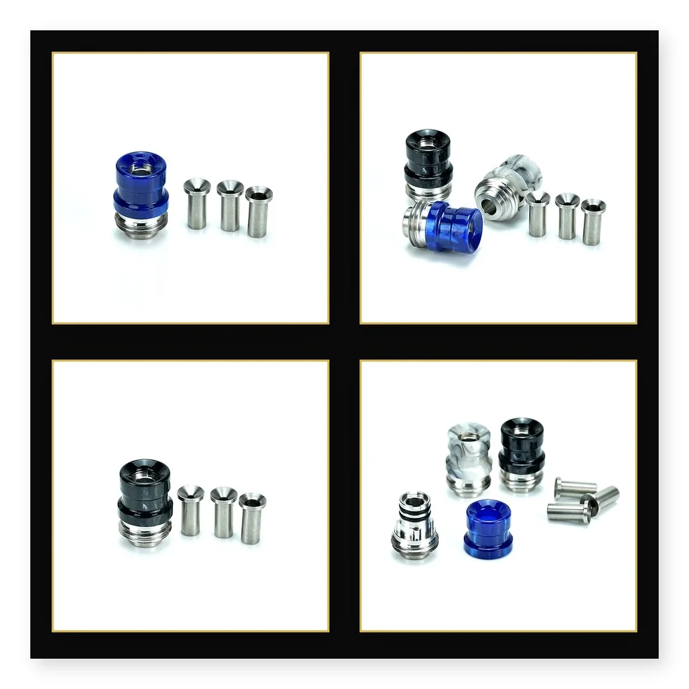 WolfCoolvape Mission Drip Tip for BB Billet Box Mod - Essential E-Cigarette Accessory for Vaping Enthusiasts