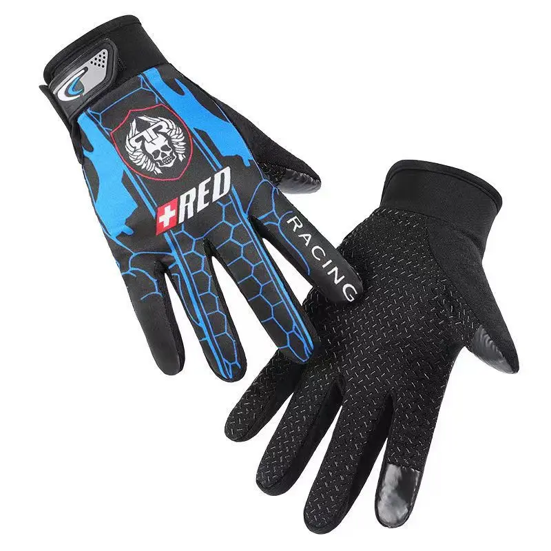 Radfahren Handschuhe Männer Anti-slip Voll Finger Motorrad Frühling Herbst Handschuhe Wandern Angeln Touchscreen Outdoor Abenteuer Handschuhe – Detail 8