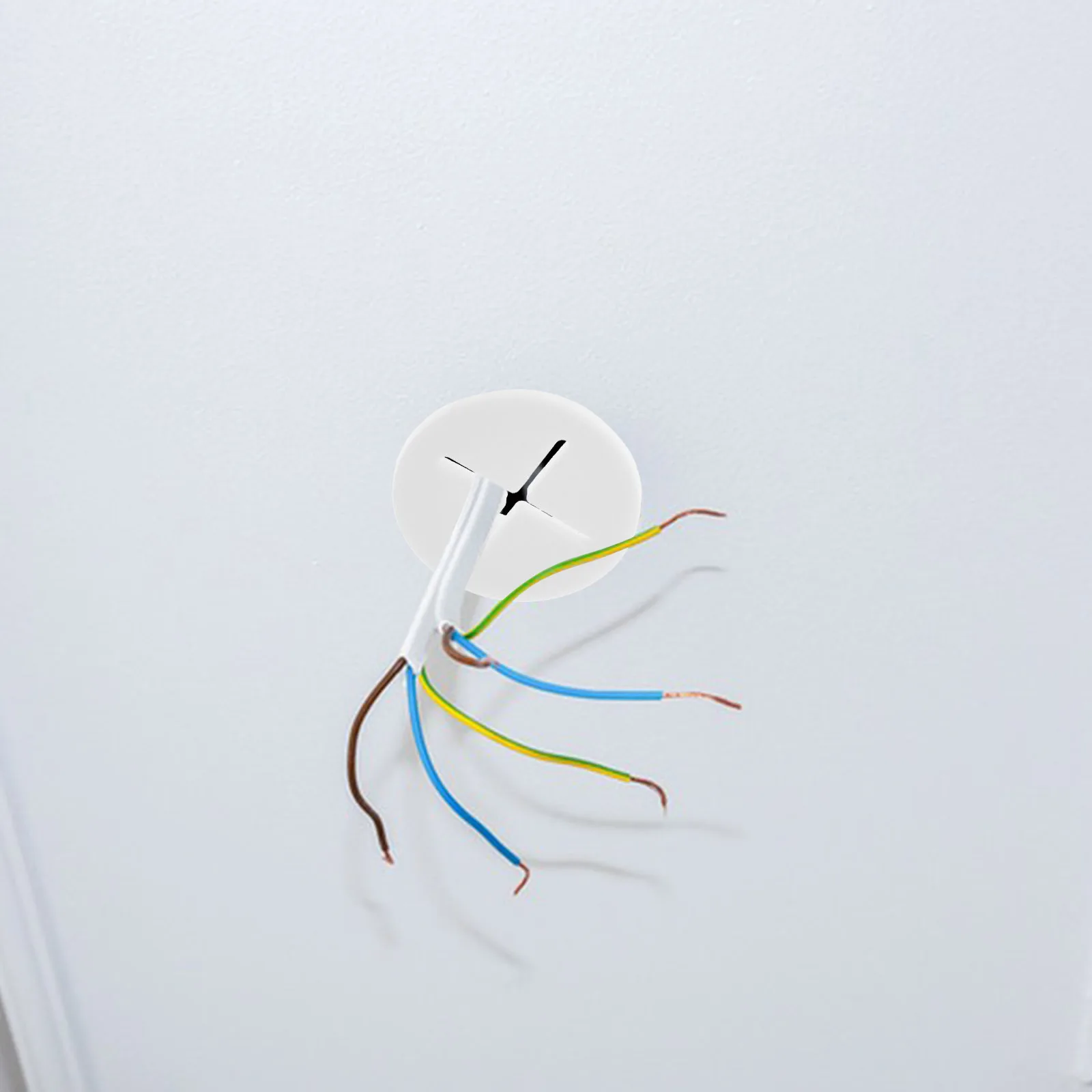 

10Pcs Round Wire Hole Cover Plastic Grommet for Cable Management Desk Organization Tidy Wiring Solution Wall Table Use