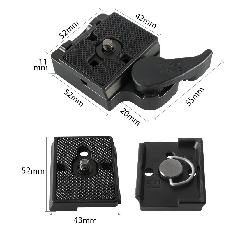 بيكسين-مشبك كاميرا سريع التحرير ، حامل ثلاثي 323 ، محول لوحة سريعة ، حامل DSLR ، مشبك 200pl لـ Manfrotto DSLRS