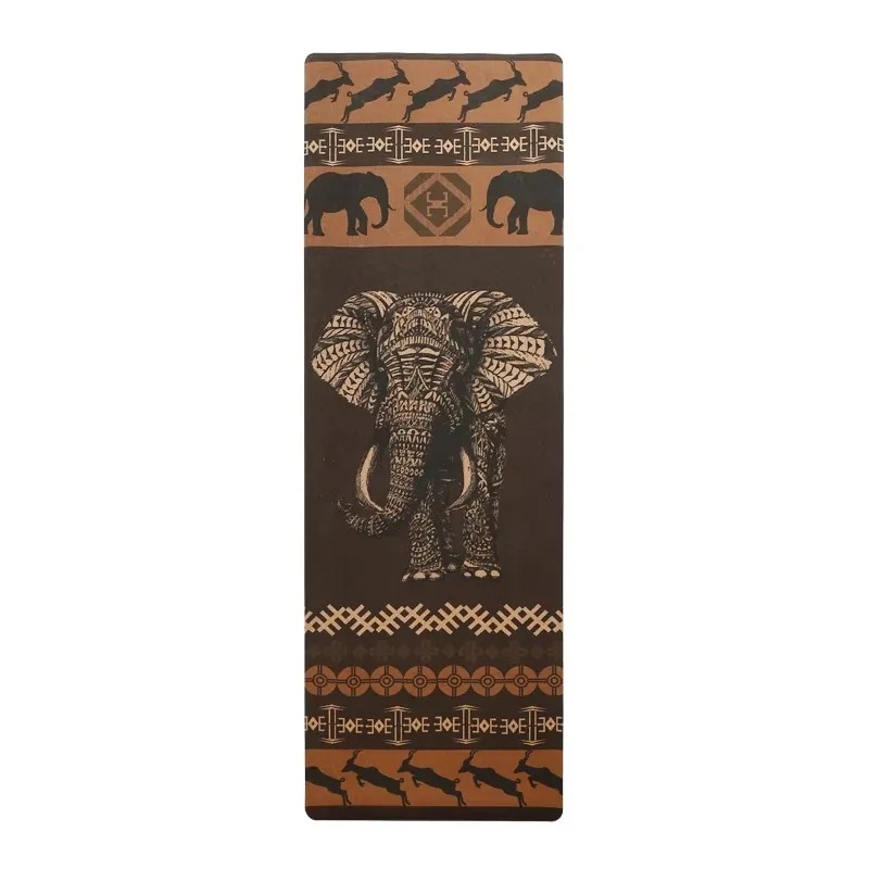 

YTYIN Custom Extra Thick 5mm Natural Elephant Cork Yoga Mat 183x61cm Durable No Slip
