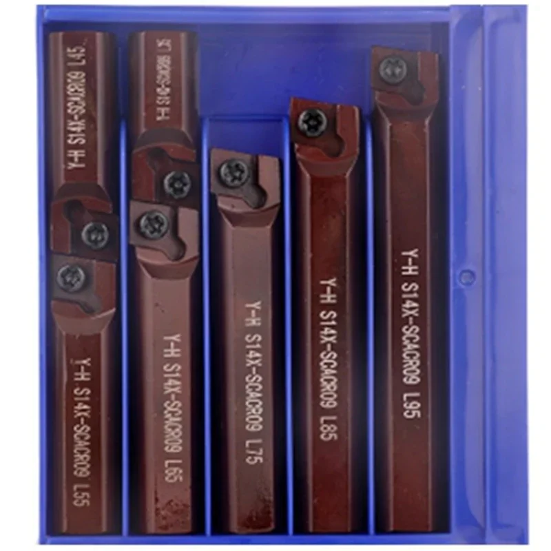 5Pcs SCACR09 SCMCN09 SCACL09 bagger langweilig maschine spezielle langweilig werkzeug innere loch drehen werkzeug graben maschine werkzeug stange