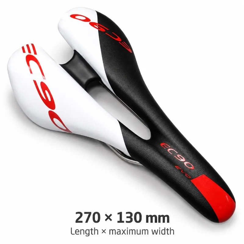EC90 Bicycle Saddle 270x130mm Central Cutout Road MTB Cycling Seat