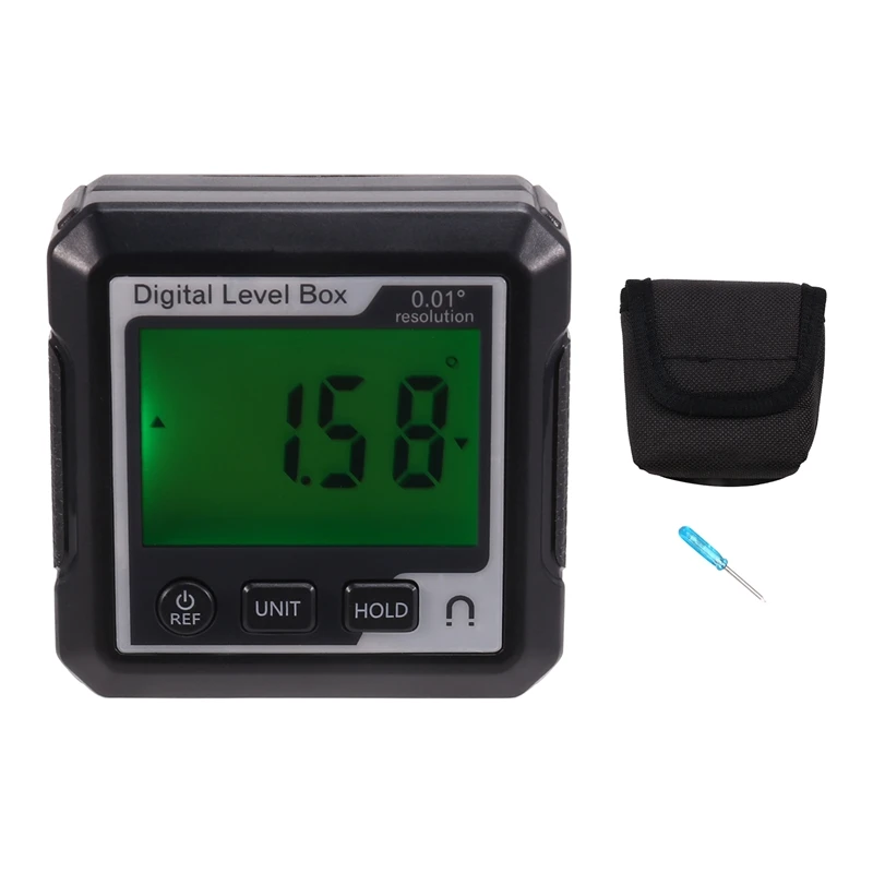 

LJL-Digital Electronic Level Digital Angle Fnder 90°Magnetic Inclinometer Protractor Precision Level Measuring Inclinometer