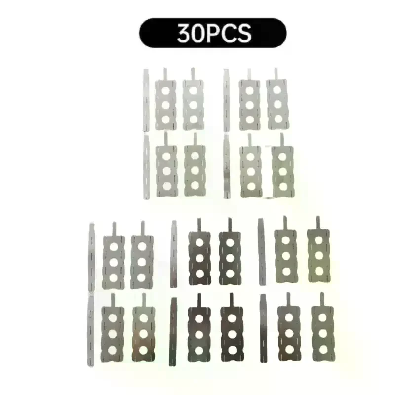 18650 Lithium Battery Nickel Sheet 5Set Polygonal Battery Nickel Sheet For Spot Welding Machine Batteries Connection Sheet 30pcs
