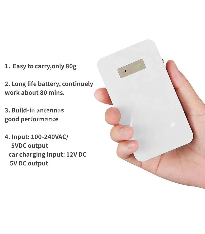 Dispositivo portátil de 6 antenas WIFI 3G 4G 5.8G