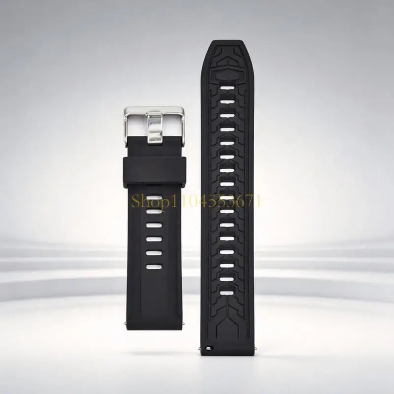 Best Seller Soft Silicone Watch Straps Band 24Mm Width for ZA3 24Mm Replacement