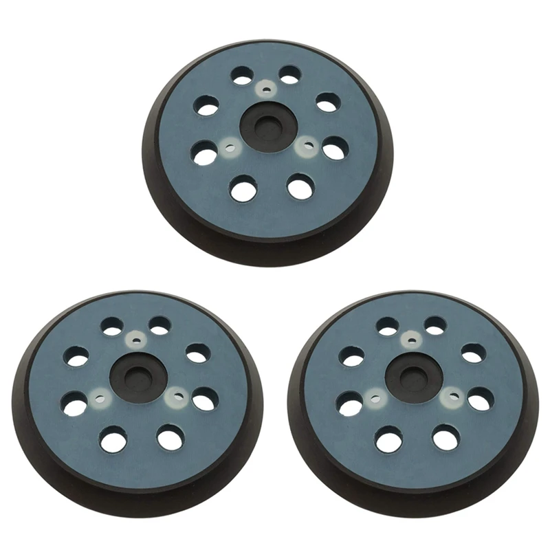 3Pcs 5 Inch 8 Hole Sander Hook And Loop Replacement Sanding Pad For Makita BO5010,BO5030/K,BO5031K,BO5041K,XOB01Z Sander