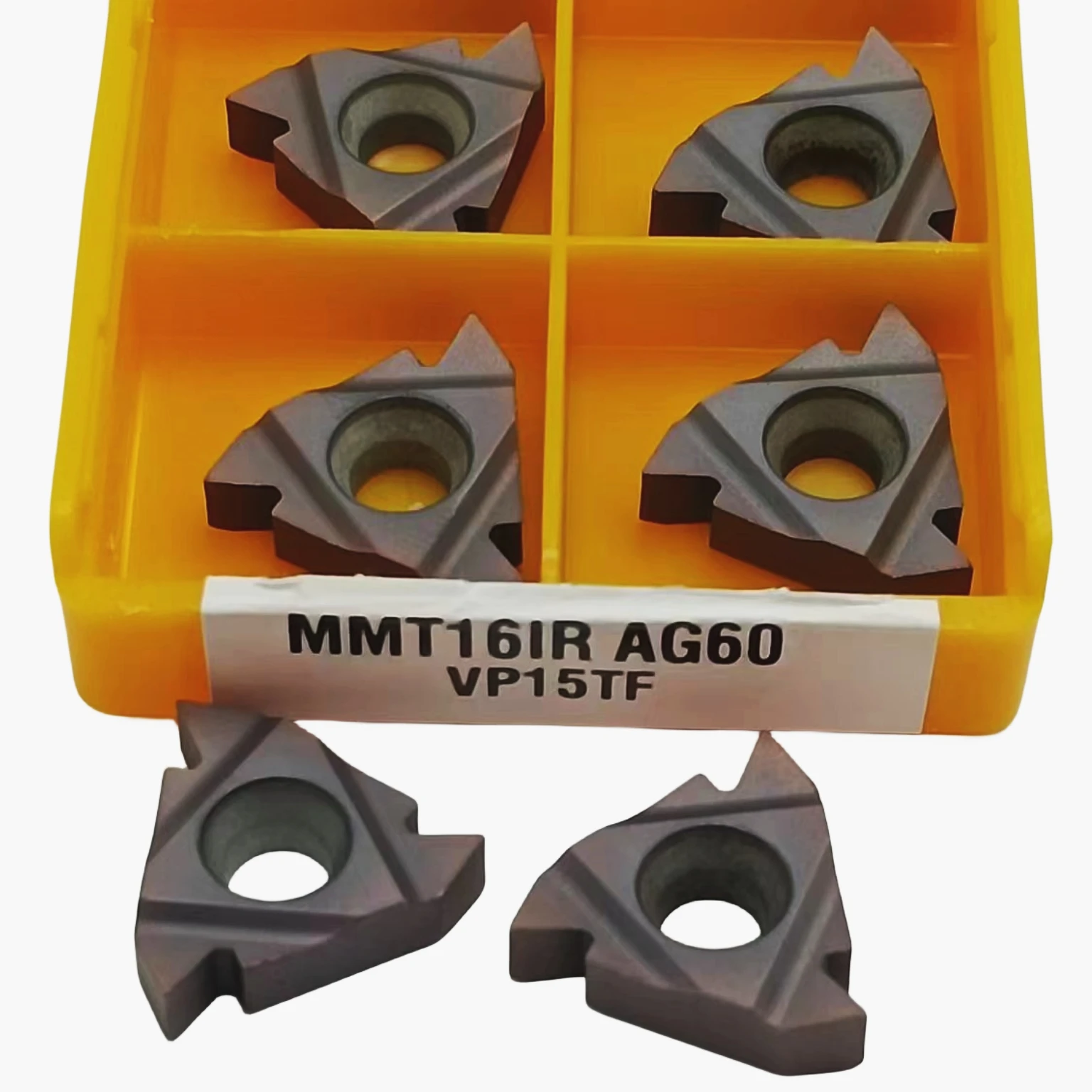 Herramienta de torneado de hilo de aleación dura mmt16er mmt16ir ag60, cortador de fresado cnc, cortador de hilo ue6020 vp15tf