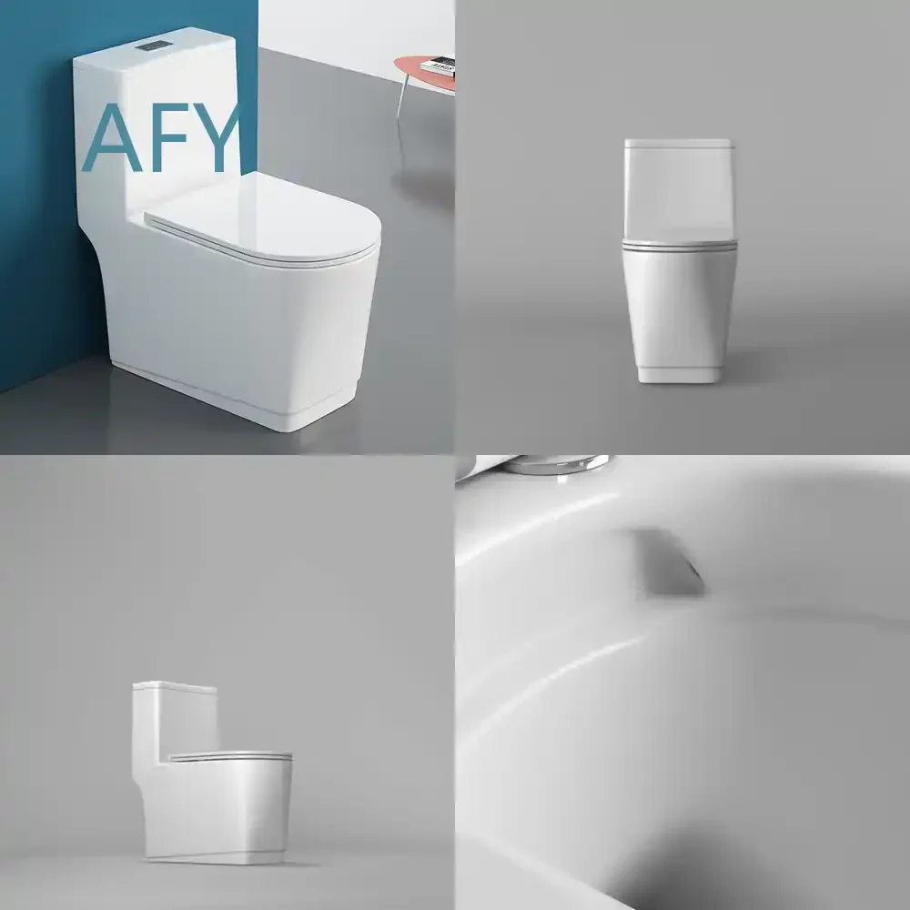 for Household Toilet Siphon for Water Saving Odor Proof Large Diameter Large Punch Seat Toilet for Small Apartment Cross B