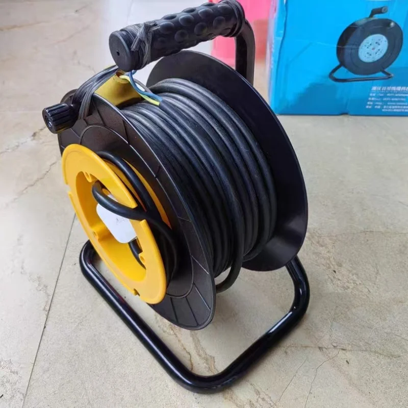 Mobile Wire Cable Reel Empty Disk Optical Fiber Spool Winding Storage Rack for Network Management