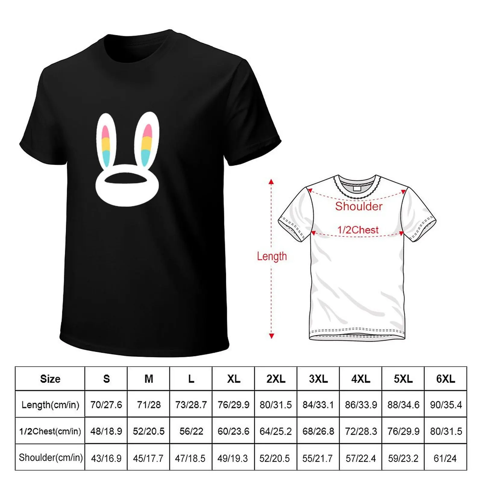 Pogo Space Bunny White T-Shirt aesthetic clothes custom t shirt men clothings