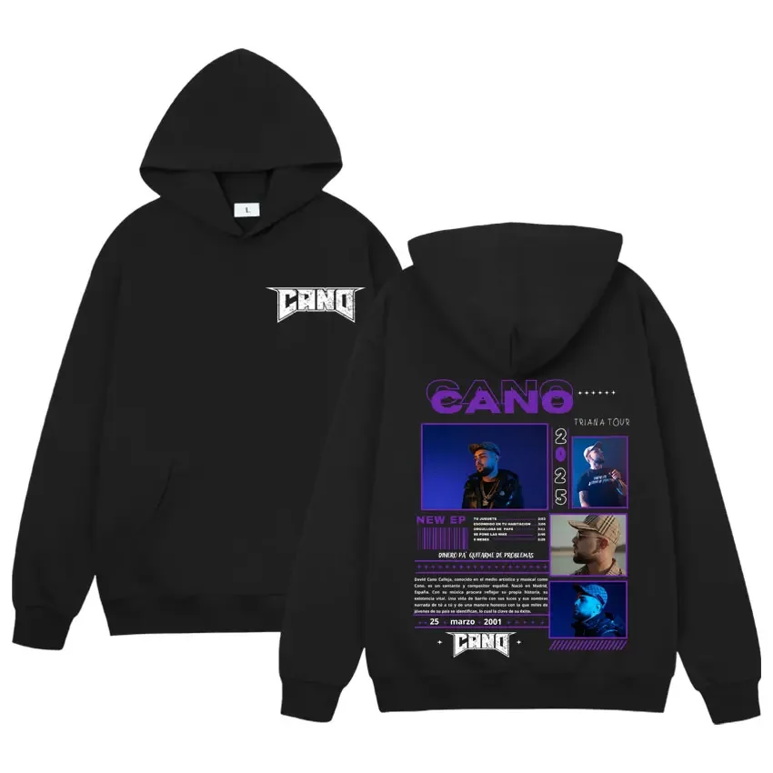 

Pop Rapper Cano Triana Tour Nice Sweatshirts Mens Women Fashion Hip Hop Gothic Casual Hoodies Aesthetic Oversized Hipster Pullov