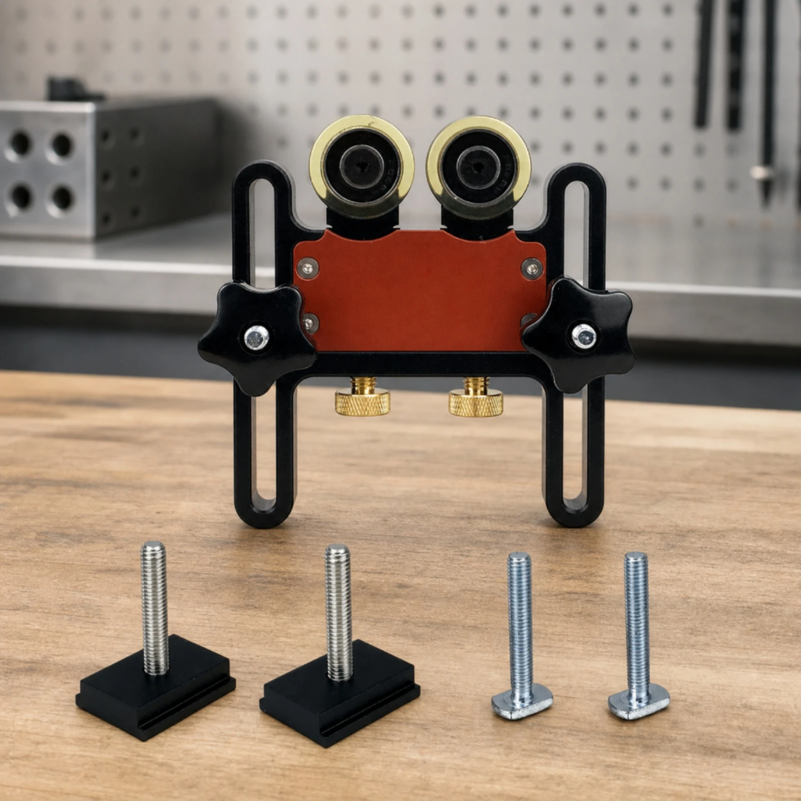 table-saw-feeder-with-rollers-safe-table-saw-feeder-board-pressing-guide-heavy-duty-feather-board-low-height-for-woodworkers