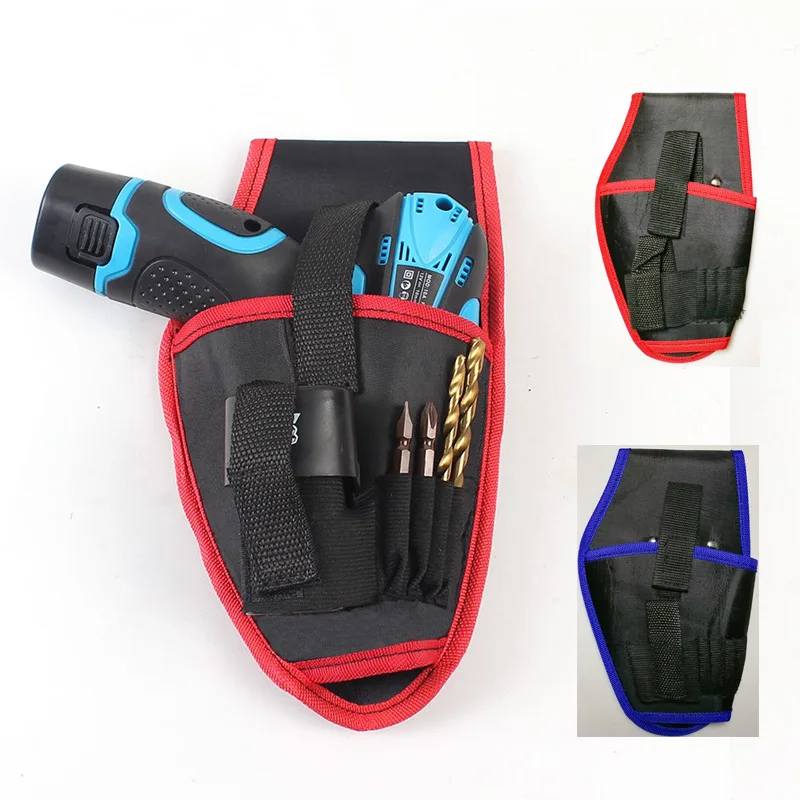 Multifunctional 12v Rechargeable Drill Waist Bag Electric Waist Belt Tool Pouch Storage Bag Wrench Hammer Screwdriver Tool Set