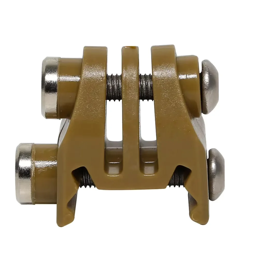 Action Camera Nylon Rail Mount Fixed Adapter for Picatinny Airsoft Rifle Laser Mount Adapter for GoPro EKEN Tactical Equipment view 3