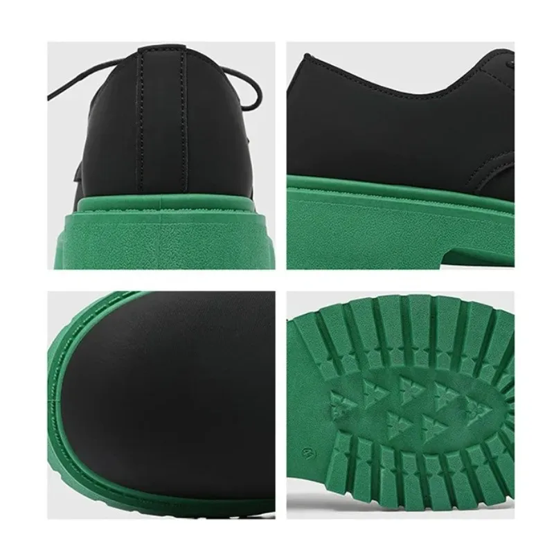 Chaussures pour Hommes de créateur Chaussures décontractées en cuir suédé de haute qualité Chaussures Derby classiques à grande tête pour hommes Chaussures à lacets Chaussure Hommes