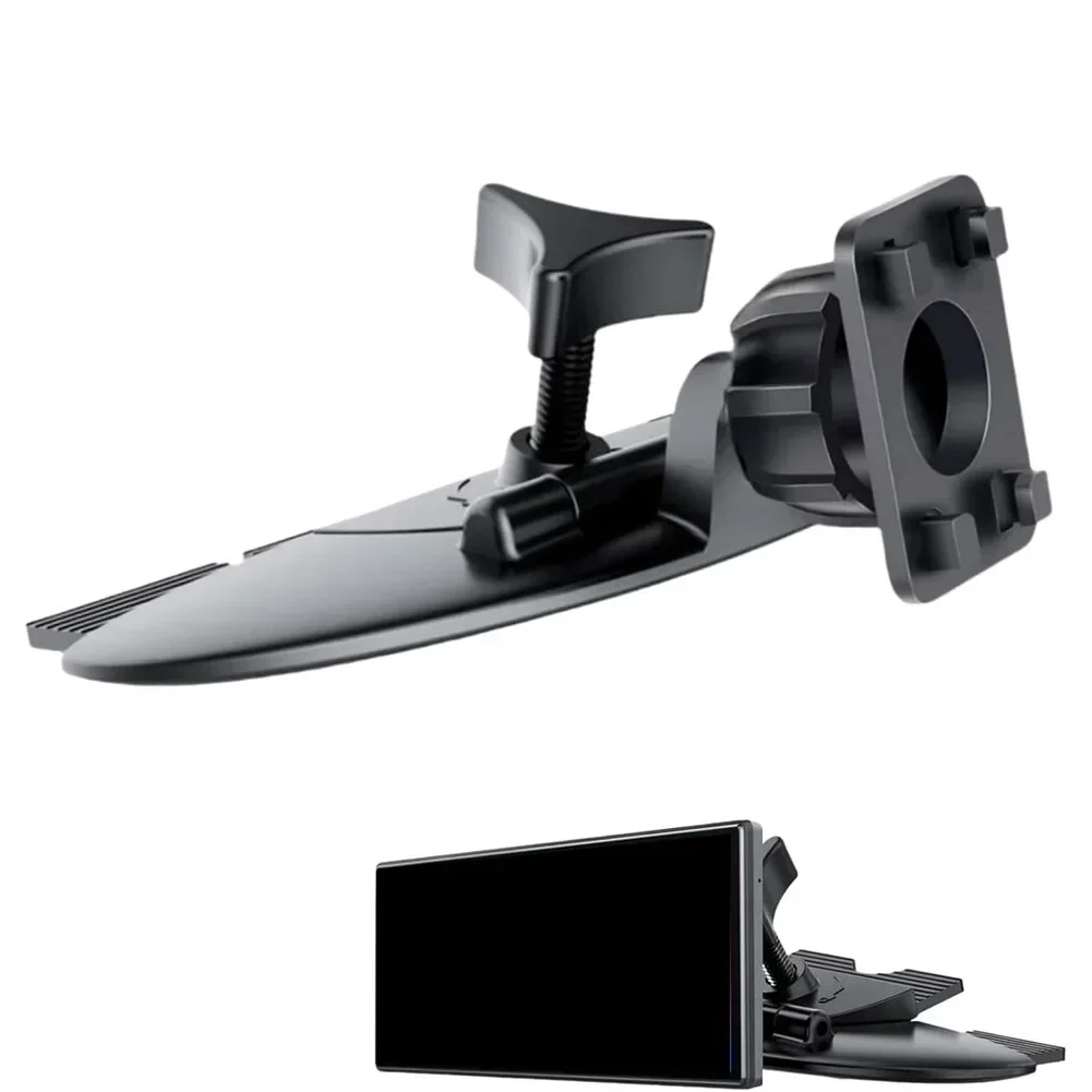 Adjustable CD Slot Car Mount For 7-10 Inch Displays For CarPlay Mobile Navigation Bracket Adjustable Tablet Phone Pad Stand