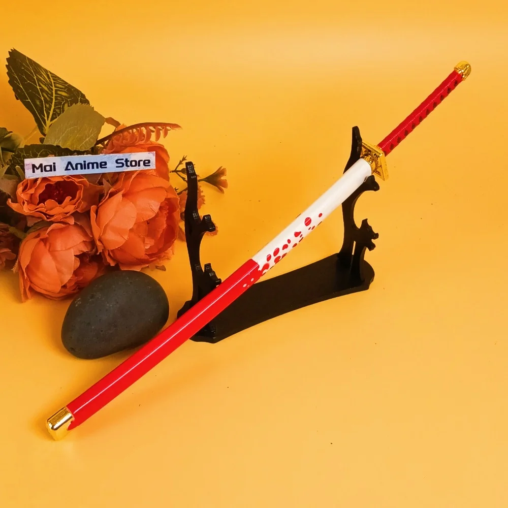 10in الصلب رورونوا زورو كاتانا الحديد النينجا سكين الأصلي صابر المعادن أنيمي زورو هيريو الحجم الحقيقي اليابانية كاتانا لعبة غير حادة هدية