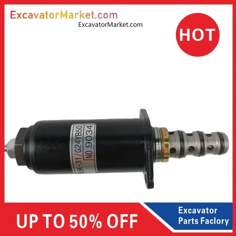 

SK-8 SK200-8 SK350-8 SK350-8 Excavator Hydraulic Pump Rotary Solenoid Valve YN35V00051F1 KWE5K-31 G24YB50 For Kobelco