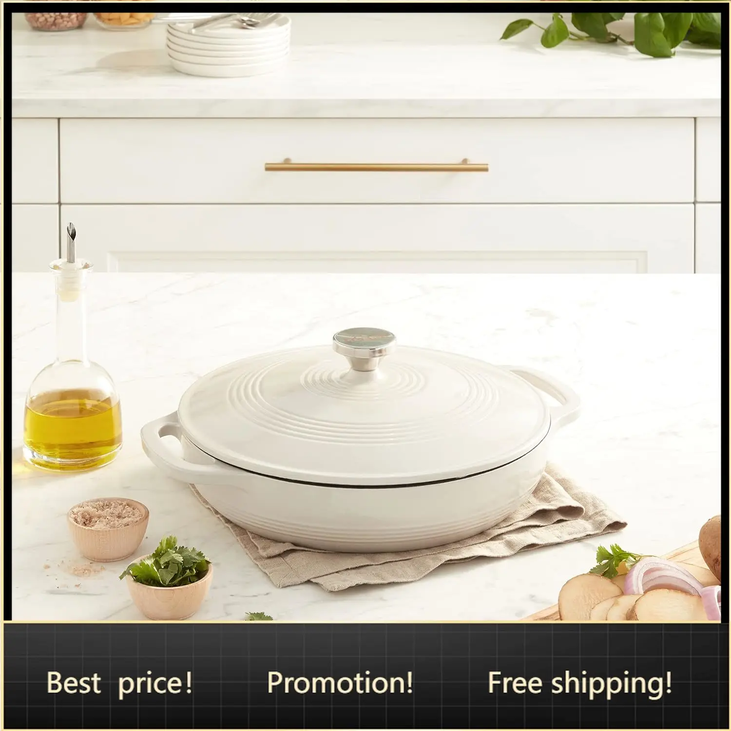 

Best-selling productsEssential Enamel Braiser Refrigerator Oven Safe up to 500 F Heat Retaining Induction Safe PFAS Free Enamel