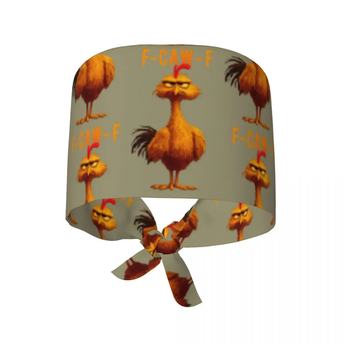 ممرضة القبعات F Caw F الدجاج قبعة العمل للنساء والرجال Kawaii حامل الشعر الطويل العمل فرك قبعة مريح قبعة طبية مرنة #2