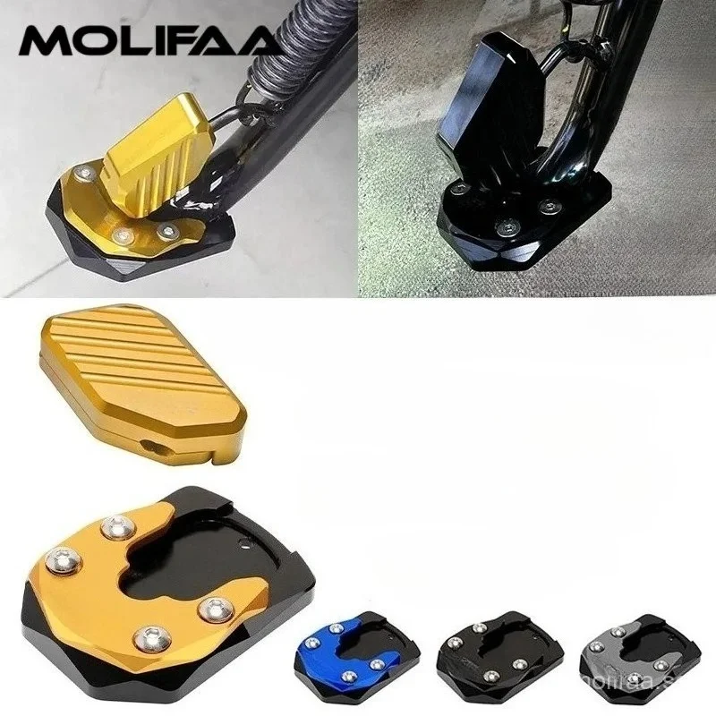 Motorcycle CNC Enlarger for Yamaha Xmax 125 250 300 2017 - 2024 V1 V2 Side Support Foot Kickstand Enlarge Plate Accessories