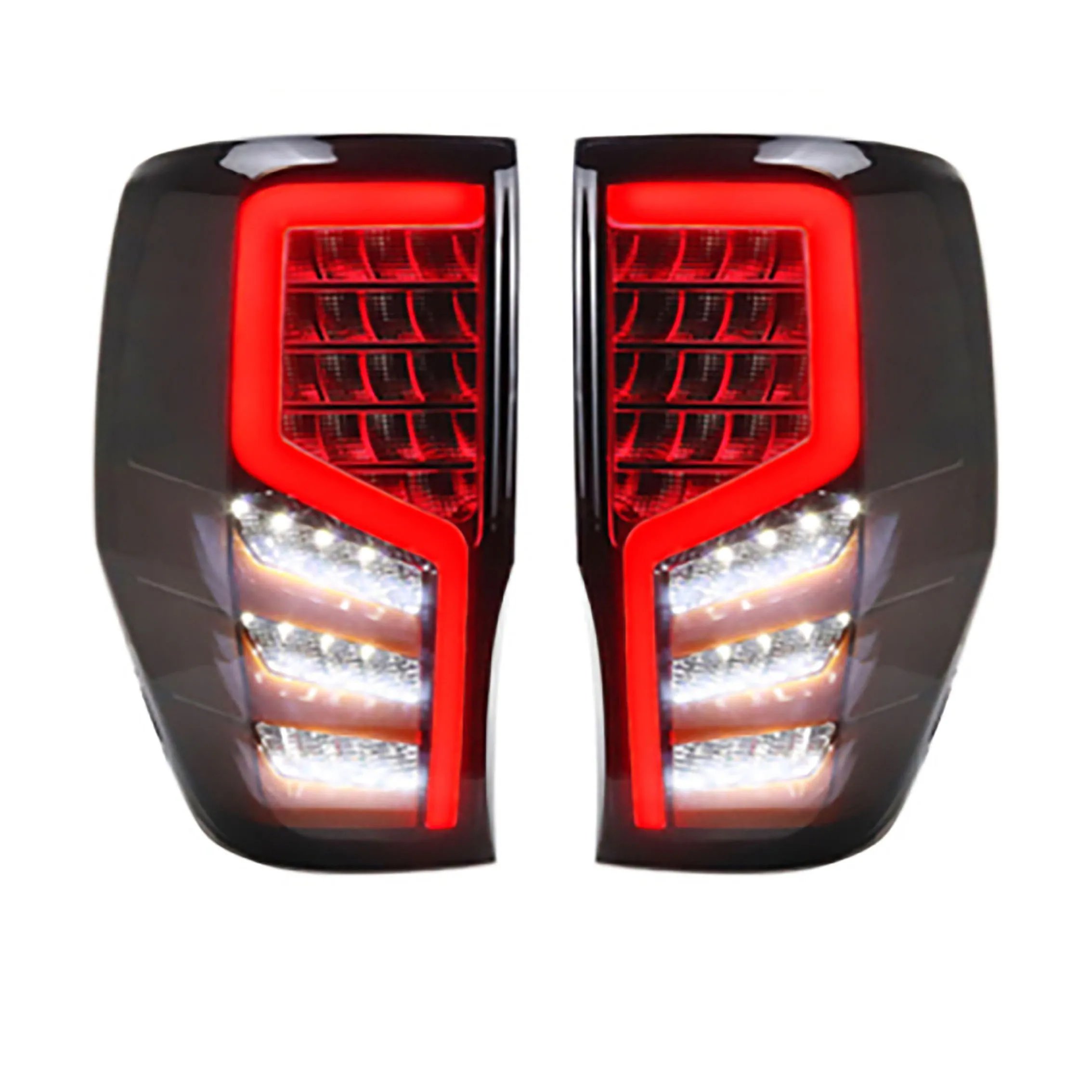 2PCS LED Tail Light Led Rear Light Lamp For Ford Ranger 2012-2022 T6 T7 T8 Wildtrak XLT XLS XL Back Stop Lamp Taillights