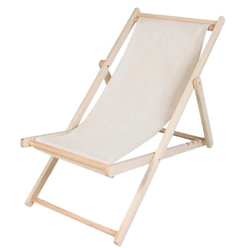 

Modern design outdoor folding wooden 1-position beach single chair