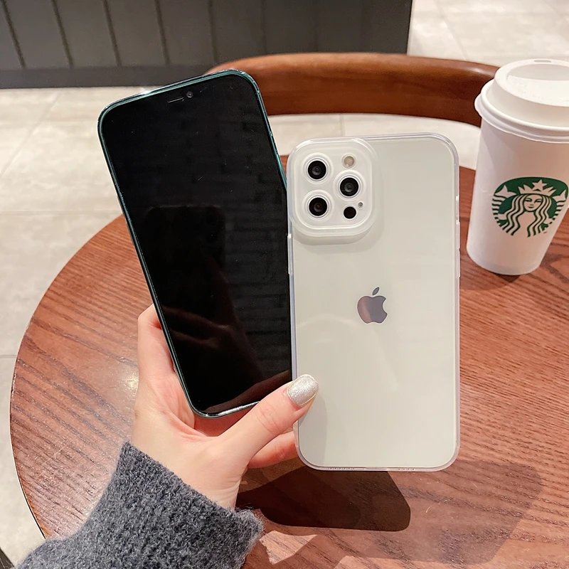 Luxury Soft Electroplate Case For iPhone 11 12 13 14 Pro Max X XS XR 7 8 Plus SE 2020 Mini Transparent Protection Cover