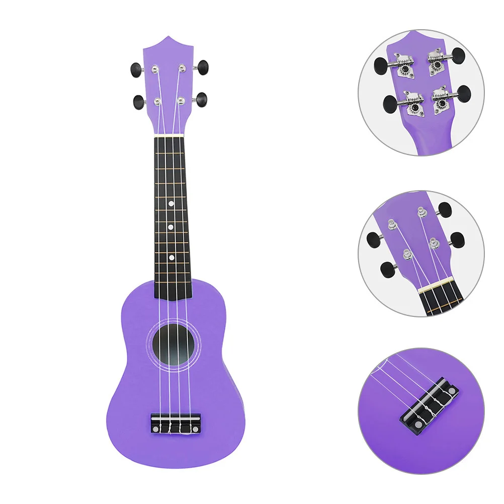 Tragbare bunte Ukulele für Kinder, 21 Zoll, Kinder-Musikinstrument, pädagogisches frühes Musiklernen für Anfänger