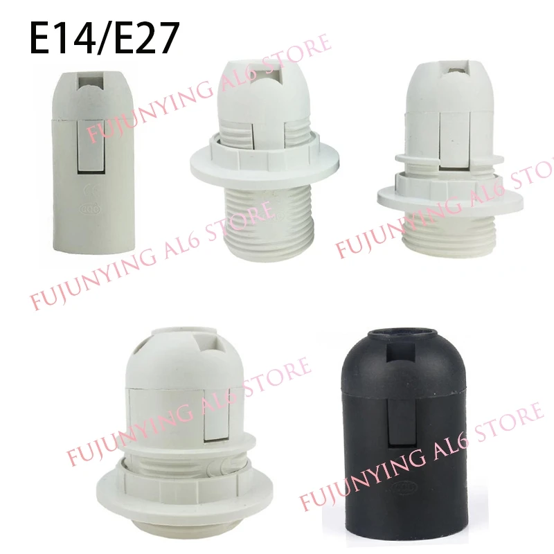 1PCS Screw A64 E27 M10 Socket LED Light Bulb Lamp Base Cap Power Holder Electric Pendant Socket Lamp Shade Converter 220V 110V