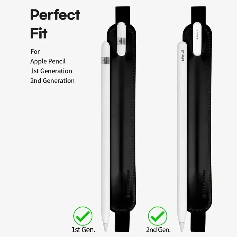 Портативный чехол для планшета Touch Pencil 1 и 2, внешний чехол для пенала, сенсорный стилус, защитный чехол для ручки из конской кожи