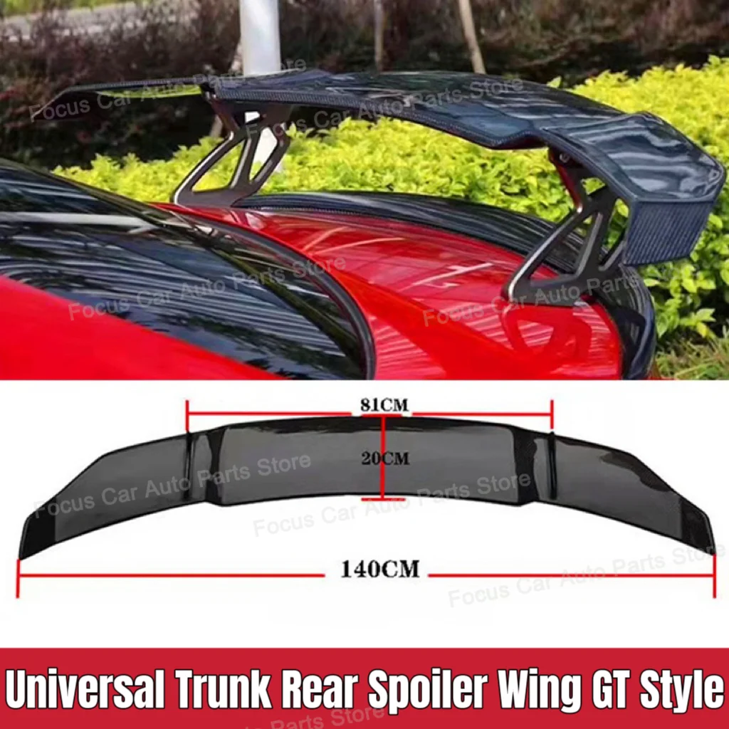 Sport Trunk Rear Spoiler Wing For BMW E36 E46 E90 F30 F20 F80 M3 F82 M4 M5 M6 G20 G30 GT Style True Real Carbon Fiber