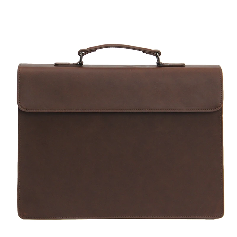 Retro Fashion Men\'s Business Bag Casual Style Handbag Shoulder Bag Crossbody Bag for Travel And Work PU Leather Handbag