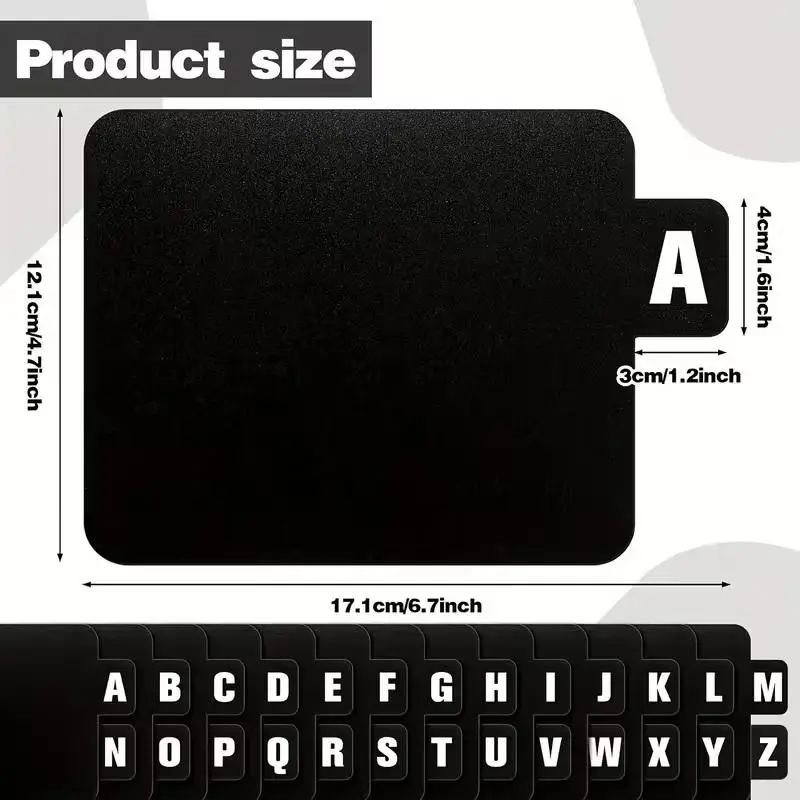 Obrázek 7: 26pcs cd/dvd/vinyl zaznamenat organizátor děliče A-Z abeceda akta úložný separátor pro hudba alb, úřad, domácí, space-saving