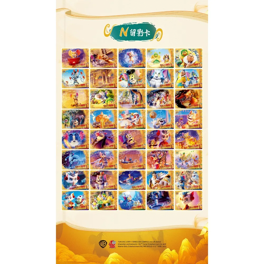 Kayou Original Tom und Jerry Sammelkarten für Kinder, amerikanische Animationsfilme, seltene limitierte Signatiekarten, kreative Geschenke
