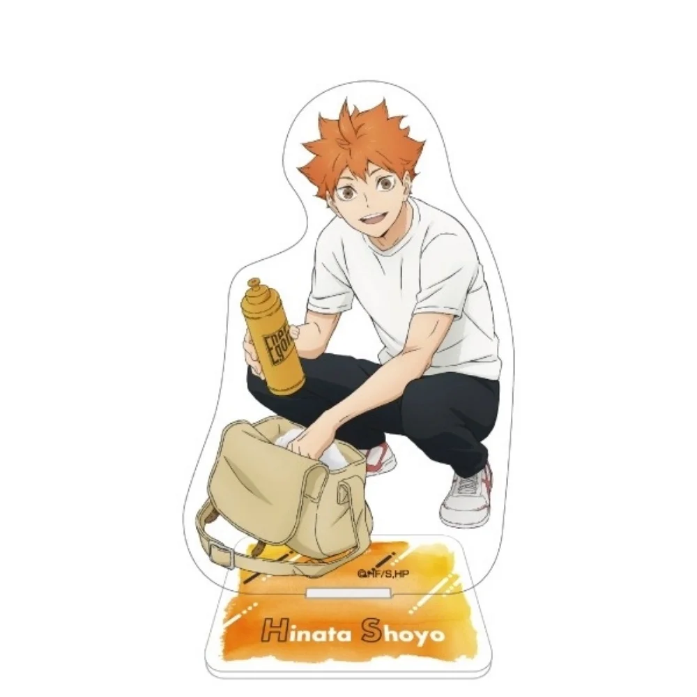 Haikyuu 15CM Training Uniform Acrylic Stand Keychain Hinata Kageyama Osamu Kenma Desk Decor Manga Collectible Fan Gift