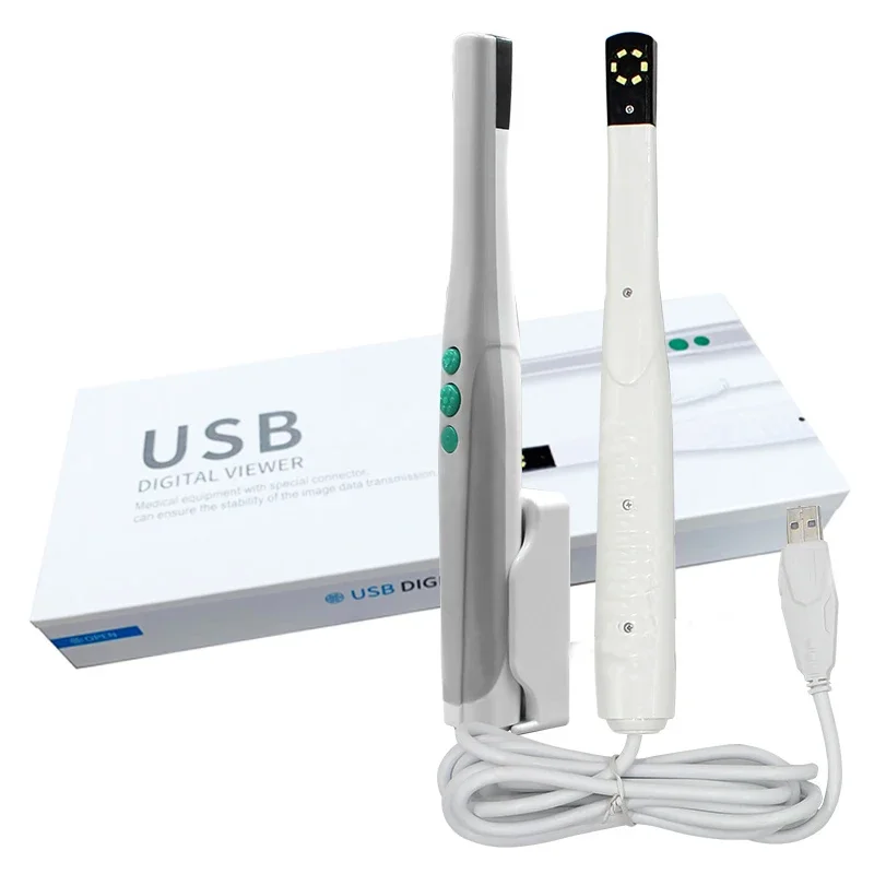 Dental Equipment High Resolution USB Type Endoscope Intra Oral Camera 6 Led Digital Viewer Teeth Inspection Monitor Dentist Tool